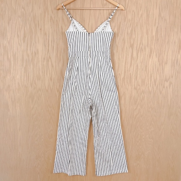 Main Strip Wide Leg Striped Jumpsuit - Picture 7 of 12